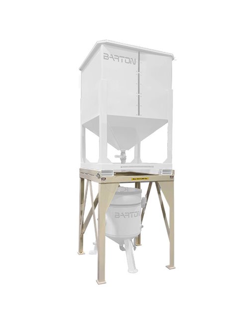59" TALL STAND FOR 4,400# ABRASIVE HOPPER 59" TALL STAND FOR 4,400# ABRASIVE HOPPER