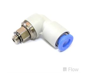 ***ELBOW;COMPR;SWVL;90 DEG;NYL;6 MM;M6 FLOW# A-15083-5