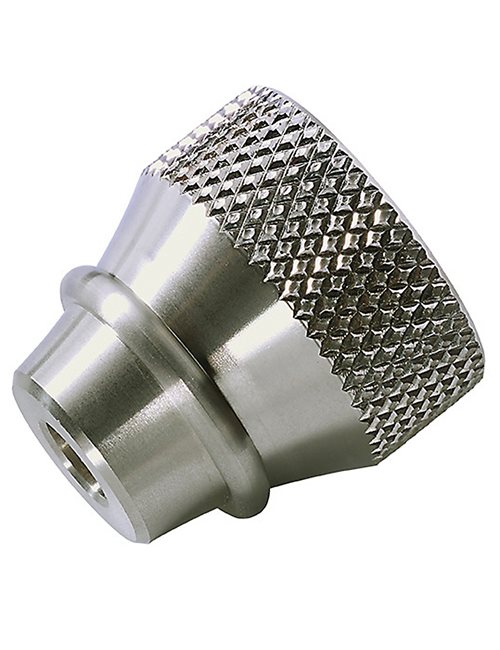 TRIDENT 2 & 4 CLAMPING COLLET NUT FOR USE W / SPRAY SHIELD TRIDENT 2 & 4 CLAMPING COLLET NUT FOR USE W / SPRAY SHIELD