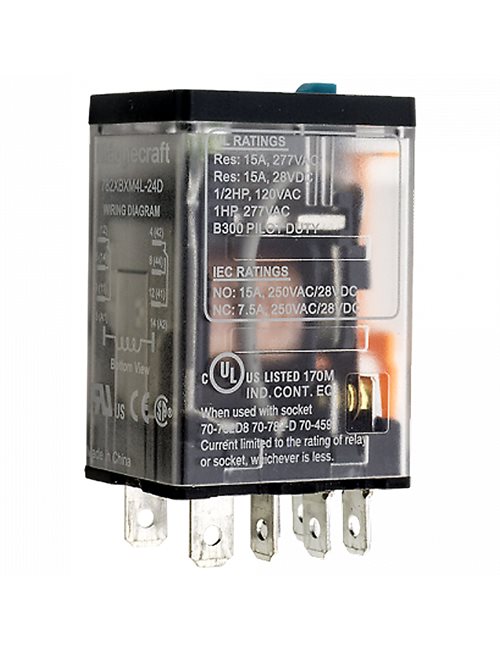 DPDT RELAY; 20 AMP; 24 V COIL; OMAX#203631