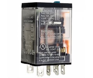 DPDT RELAY; 20 AMP; 24 V COIL; OMAX#203631