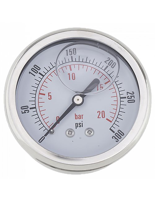 ***PRESSURE GAUGE, 2 1 / 2 ", 0-300 PSI; OMAX #203946