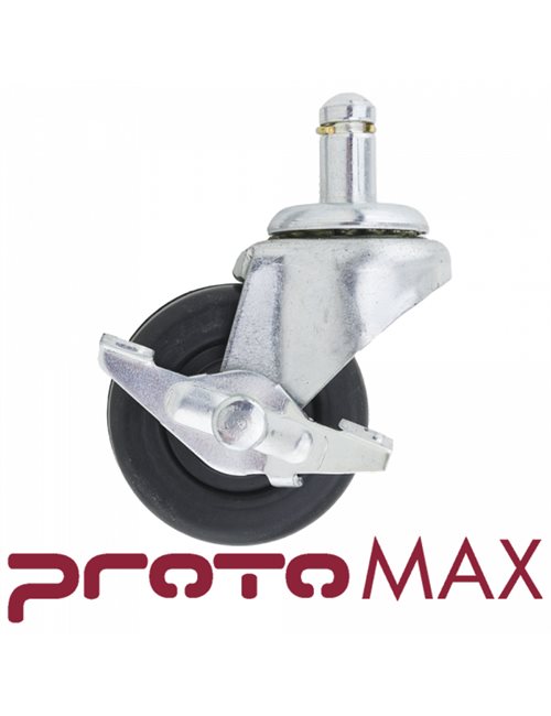 ***PROTOMAX CASTER, SWIVEL, 2IN WHEEL W / BRAKE, OMAX #208567