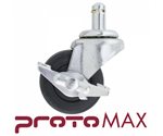 ***PROTOMAX CASTER, SWIVEL, 2IN WHEEL W /  BRAKE, OMAX #208567