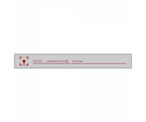 OMAX 55100 CATCHER TANK LABEL; OMAX #300094