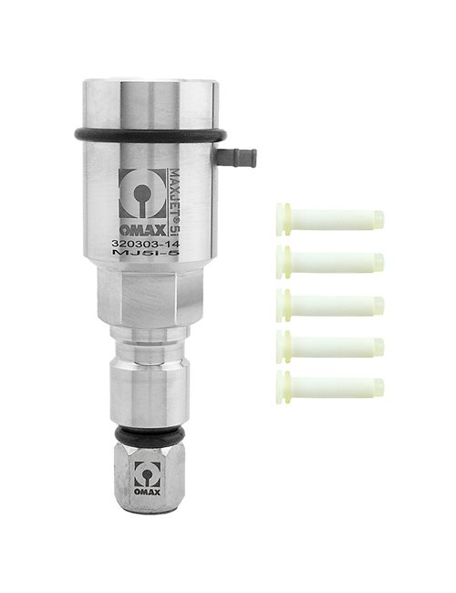 MAXJET 5i DIA. NOZZLE ASSY / W FILTERS, .014", OMAX#307448-14 MAXJET 5i DIA. NOZZLE ASSY / W FILTERS, .014", OMAX#307448-14