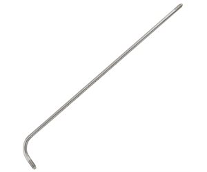 L-BEND NIPPLE 3 / 8"OD X .125"X 20.131", OMAX #307840