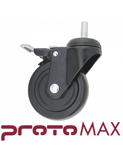 PROTOMAX MACHINE CASTER WITH LOCKING SWIVEL; OMAX #317506